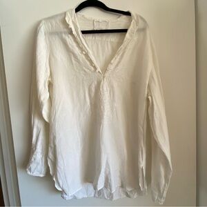 Wallmann white linen blouse